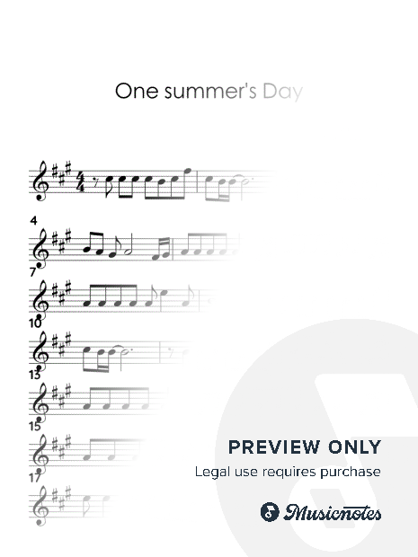 One Summer's Day by Spirited Away