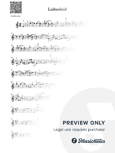 Liebesleid / Love's Sorrow - Violin & Piano
