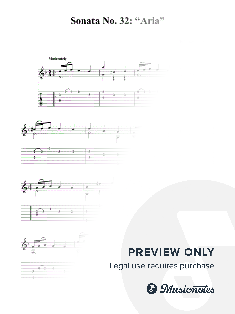 Sonata No. 32: “Aria”