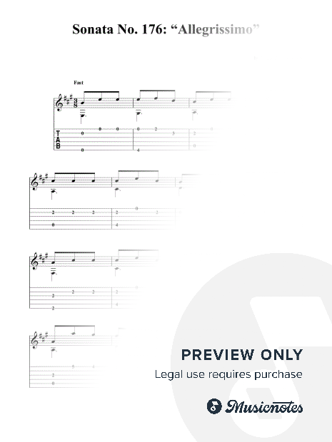Sonata No. 176: “Allegrissimo”