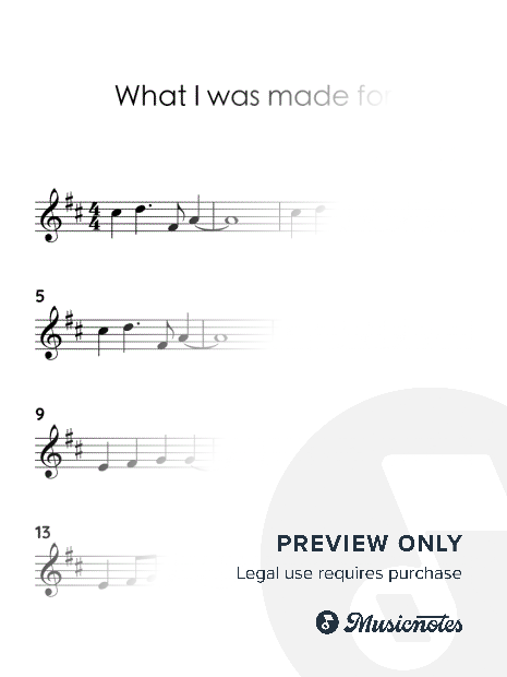What Was I Made For? (EASY VIOLIN WITH TUTORIAL VIDEO)