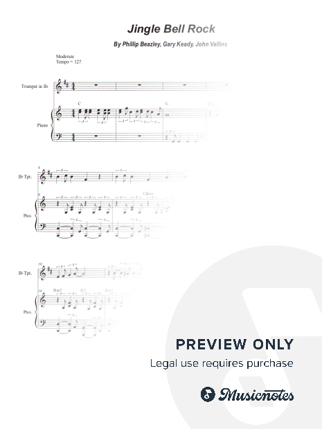 Jingle Bell Rock (Bb-Trumpet solo and Piano)