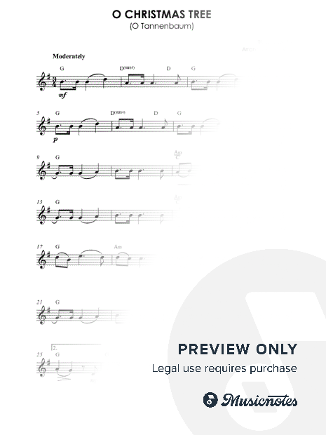 O Christmas Tree (with chords)