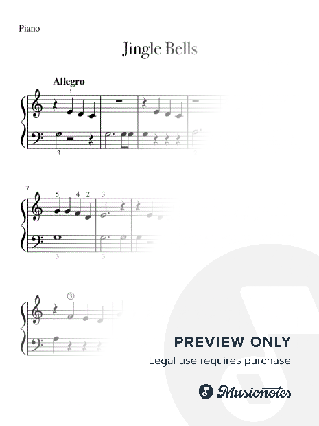 Jingle Bells (Easy Piano Solo)