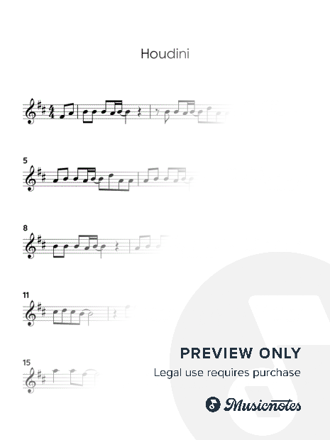 Houdini by Dua Lipa (EASY VIOLIN WITH TUTORIAL VIDEO)