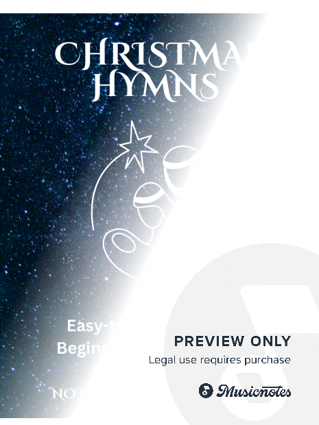 Collection: Christmas Hymns for Beginners [7 Quick Learn Solos - Beginner] by Noteworthy