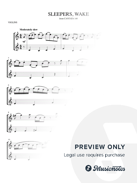 Sleepers, Wake (from Cantata 140)