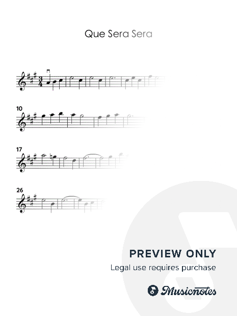 Que Sera, Sera by Doris Day (EASY VIOLIN WITH TUTORIAL VIDEO)