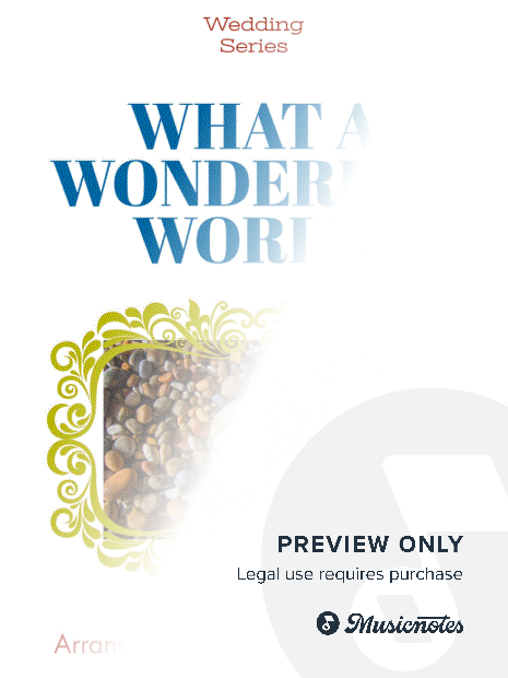 What a Wonderful World (piano/harp quartet)