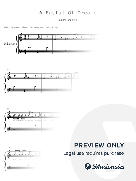 A Hatful of Dreams [easy, 2 pages]