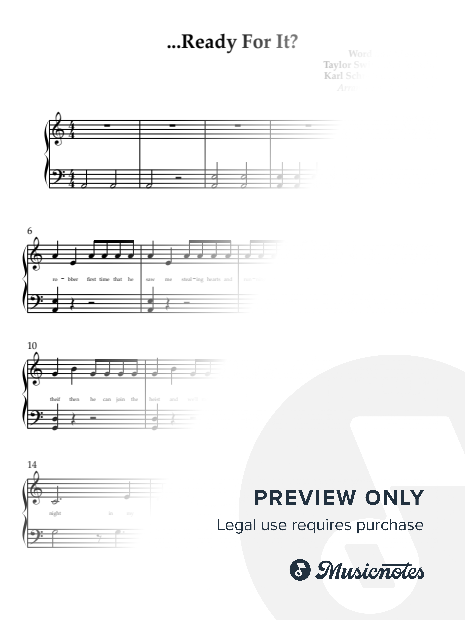 ...Ready for It? [easy, 2 pages]
