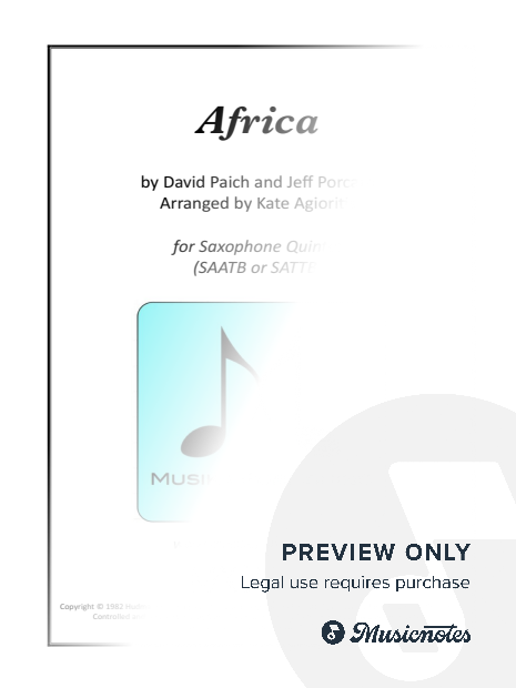 Africa - Saxophone Quintet
