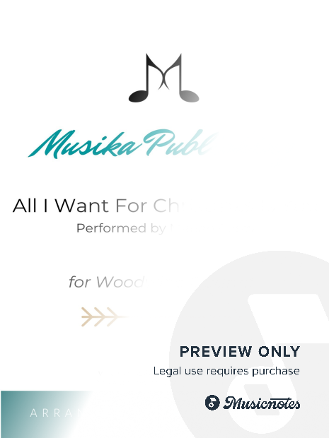All I Want for Christmas Is You - Woodwind Quartet