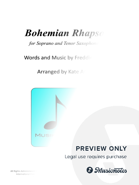 Bohemian Rhapsody - Soprano and Tenor Saxophone Duet