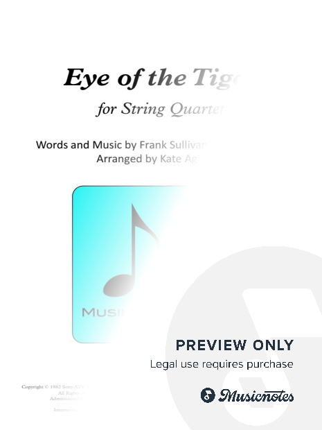 Eye of the Tiger - String Quartet