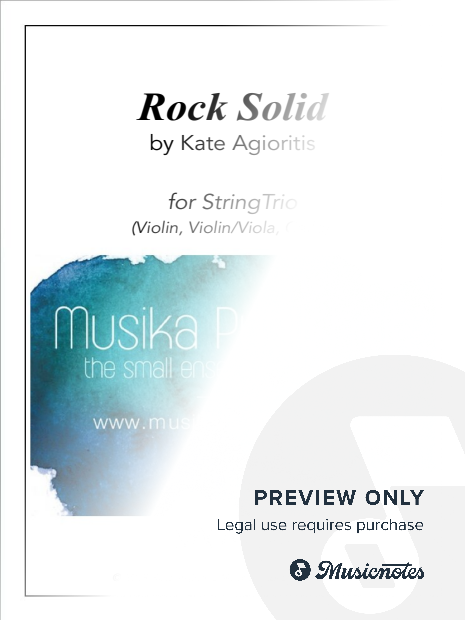 Rock Solid - for String Trio