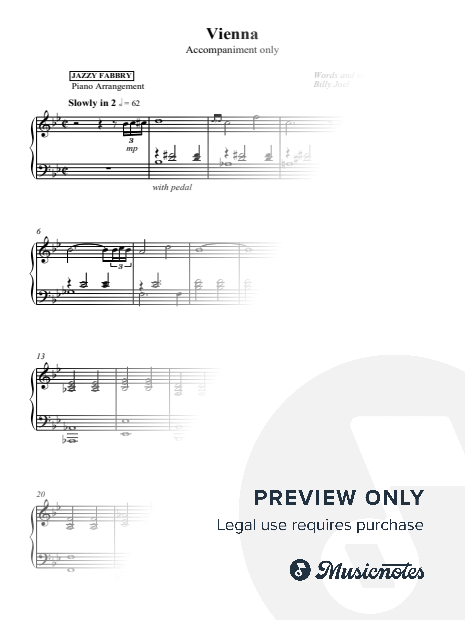Vienna (Accompaniment only)