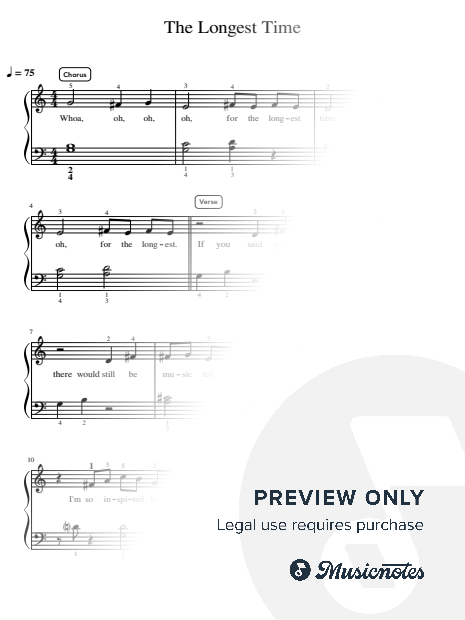 The Longest Time - Intermediate
