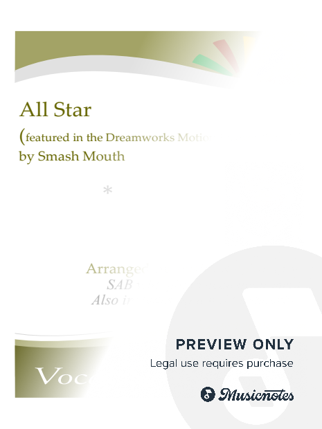 All Star - SAB with piano