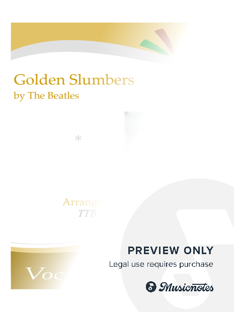 Golden Slumbers - TTB with piano