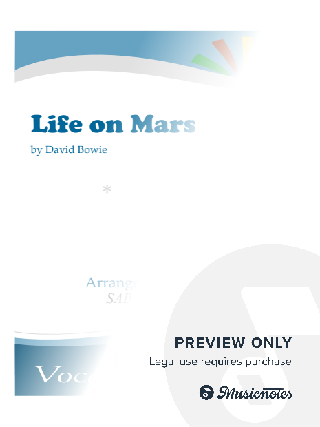 Life on Mars? - SAB with piano