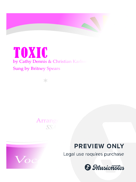 Toxic - SSA with piano