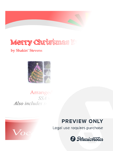 Merry Christmas Everyone - SSA with piano