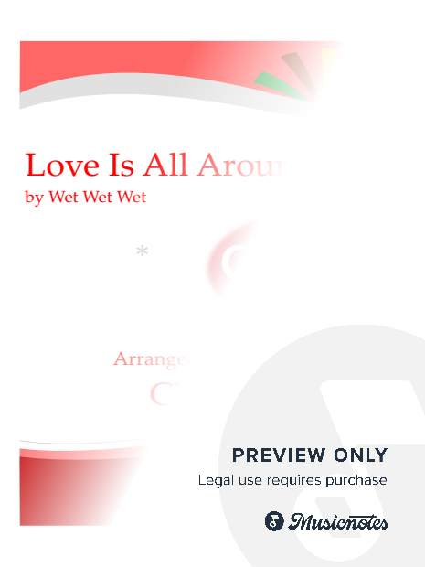 Love Is All Around - clarinet quartet