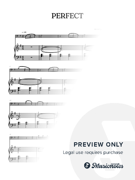 Ed Sheeran • Perfect | tuba sheet music w/ piano accompaniment