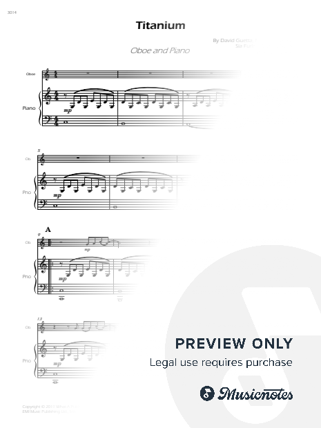 Titanium - Oboe and Piano