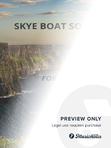 SKYE BOAT SONG for SSA and Piano Accompaniment