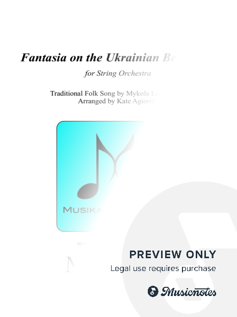 Fantasia on the Ukrainian Bell Carol - for String Orchestra