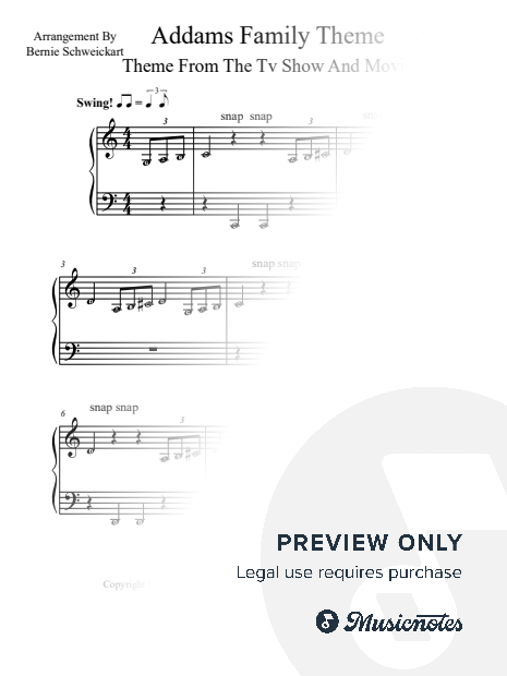 The Addams Family Theme (BIG NOTE VERSION)