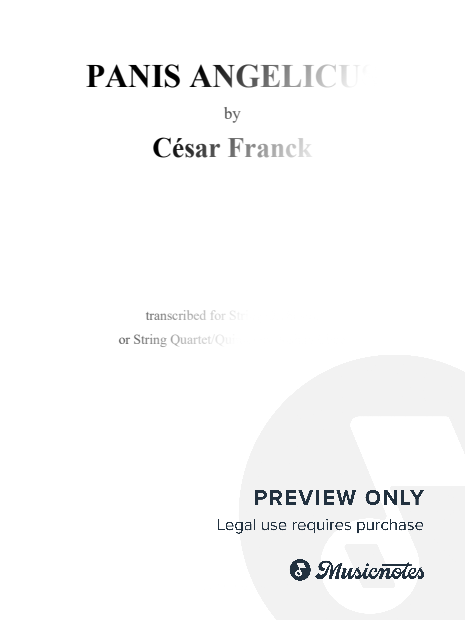 Franck: Panis Angelicus