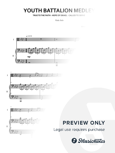 Youth Battalion Medley (Viola Solo)