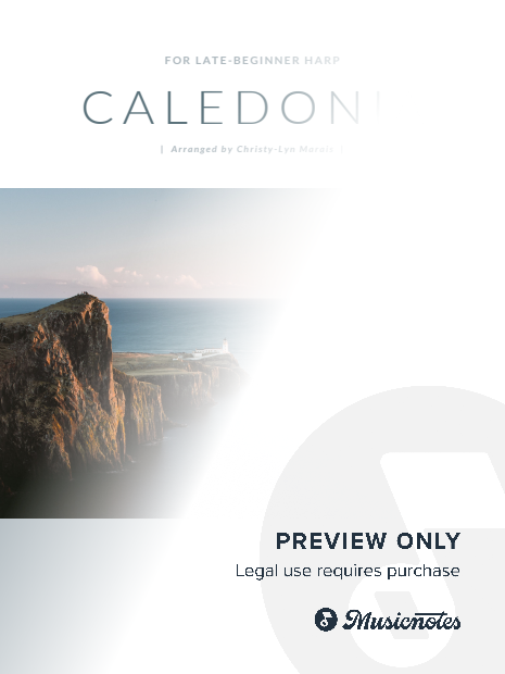 Caledonia - Late Beginner for Harp