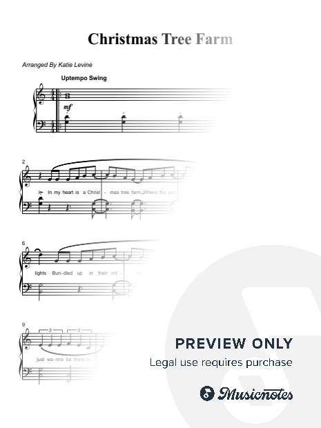 Christmas Tree Farm [easy, 3 pages]