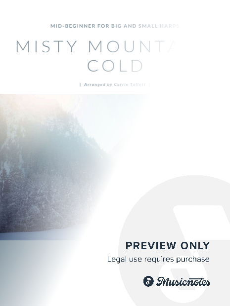 Misty Mountains Cold - Mid Beginner for Harp