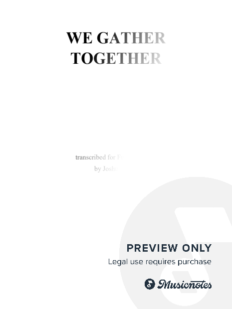 We Gather Together