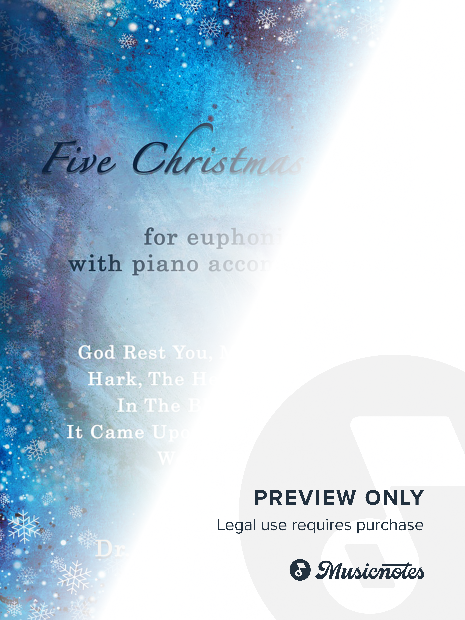 Five Christmas Songs for Euphonium with Piano accompaniment