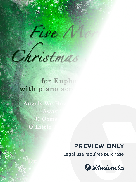 Five More Christmas Songs for Euphonium with Piano Accompaniment