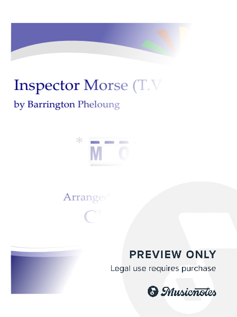 Theme From Inspector Morse - clarinet quintet