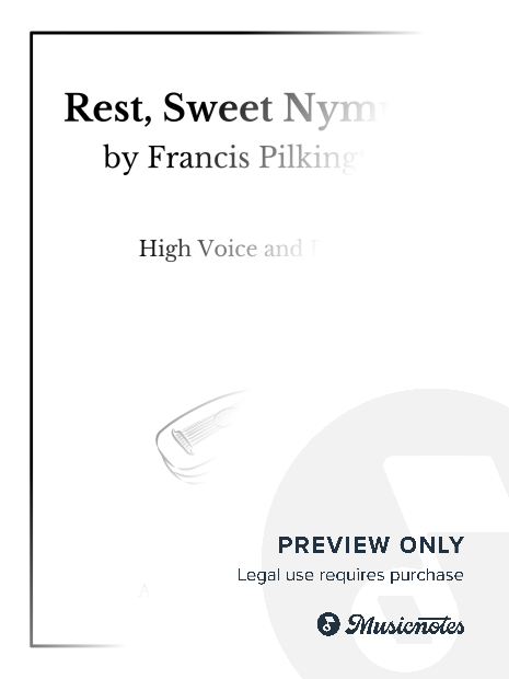 Rest, Sweet Nymphs