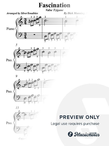 Fascination Easy Piano