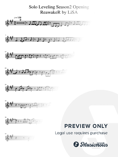 Solo Leveling Season2 - OP "ReawakeR" LiSA - Violin Arrangement