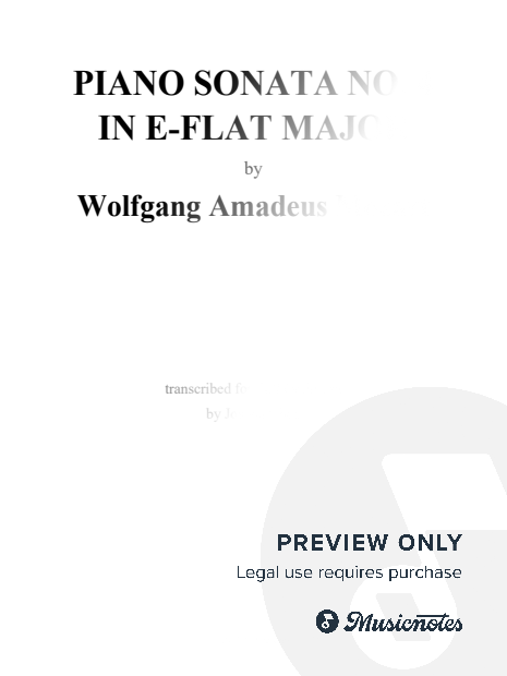 Mozart: Piano Sonata No. 4 in E-Flat Major, K.282/189g
