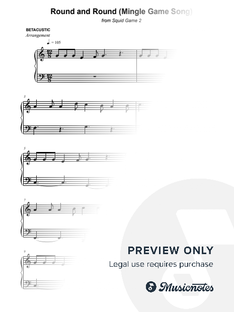 Round and Round (Mingle Game Song) [easy]