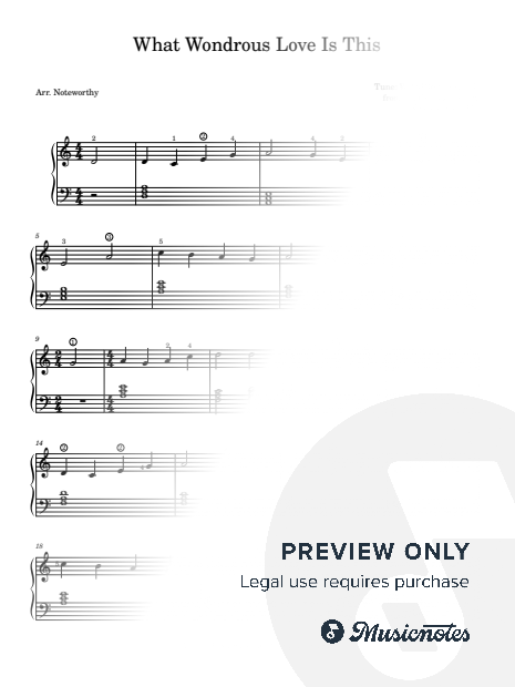 What Wondrous Love Is This [Quick Learn Solo - Beginner] Noteworthy