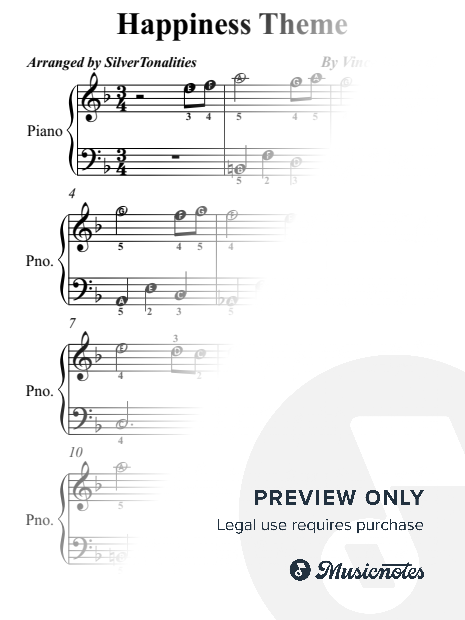 Happiness Easy Piano