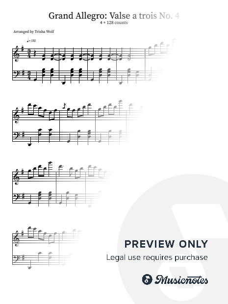 Grand Allegro: Valse a Trois No. 4